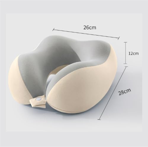 QUQUQ Travel Neck Pillow for Sleeping Portable Detachable Nap Neck Pillow Travel U-Shaped Comfortable(Purple) - Image 2
