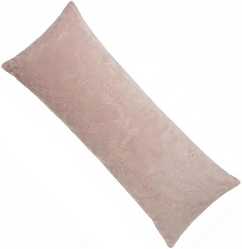 1 MIDDLE ONE Body Pillow, Memory Foam Body Pillows for Adults Sleeping, Long Pillow for Bed, Big Large Firm Full Body Pillow for Side Sleeper, 20x54 Inch, Dusty Pink by 1MIDDLEONE