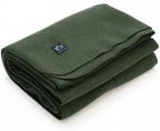 Arcturus Tahoe Wool Bed Blanket | Soft, Breathable Wool Blanket for Year-Round Comfort - Queen Size (90"x 96") | Thick, Washable & Warm (Olive Green) by Arcturus