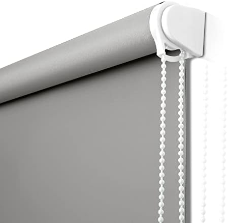 NUTRO CHILL Blackout Roller Shades Blinds for Window 25" W x 68" L Silver by NUTROCHILL