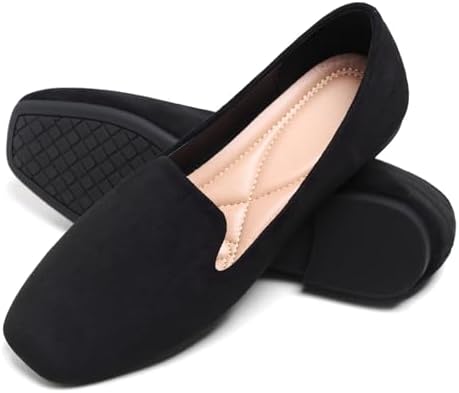 SAILING LU Women's Pointy Toe Ballets Flats PU Leather - Image 4