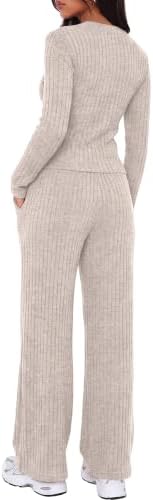 RUMIA Lounge Sets for Women Fall Outfits Sweater Cozy 2 Piece(S-2XL) - Image 4