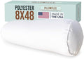Pillowflex White Bolster Pillow Insert 8x48 in - Soft White Decorative Sham by Pillowflex