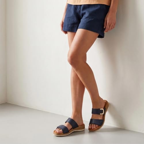 Littleplum Women Slides Sandals Arch Support Open Toe Slip on Sandals Soft Cushion Slippers Comfy Casual Summer Shoes for Walking Beach Travel - Image 2