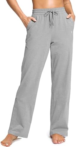 SANTINY 31"/33"/35" Women's Tall Cotton Sweatspants Lounge by SANTINY
