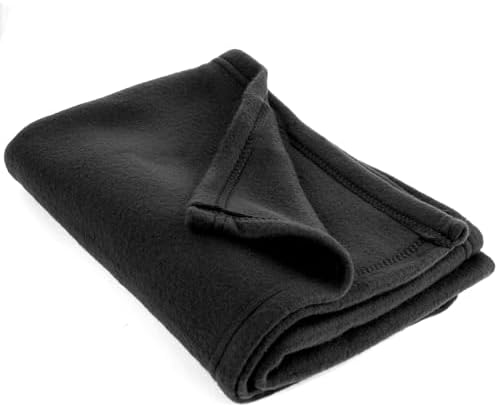 (24 Pack) Bulk Fleece 50x60 Throw Blankets for Wedding Favors, Homeless Women, Men, Homes, Bed, Sofa, Couch, Office, Pet Blankets, Travel | Soft Warm Lightweight Throw Blankets in Bulk (Black) - Image 5