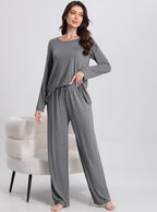 FEQO 3 Pack Women's Lounge Pants Wide Leg Yoga Pants Pajama Bottoms - Image 2