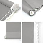 NUTRO CHILL Blackout Roller Shades Blinds for Window 25" W x 68" L Silver - Image 2