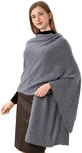 Cashmere Wrap Soft Knitted Scarf Stole for Women Airplane Travel Blanket Shawl 87x28 IN Extra Large Pashmina by Unknown