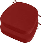 idee-home Outdoor Chair Cushions Set of 2, 19" x 19" D-Shaped by idee-home