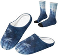 Fuzzy Slipper with Socks for Women Slip On House Slipper and Socks Set Cozy Fuzzy Slippers for Indoor by Baxinh