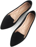 SAILING LU Women's Pointy Toe Ballets Flats PU Leather by SAILINGLUOfficial