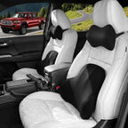 Car Pillow for Toyota Tacoma,Car Neck Pillow,Lumbar Support Pillow for Car,Memory Foam Pillow,Ergonomic Pillow,Adjustable and Washable,Car Essentials for Long Trips,Car Accessories,Ice Silk,1 Set by Unknown