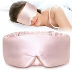 LitBear Silk Sleep Mask Pink and TSA Approved Travel Bottles for Toiletries Pink - Image 2