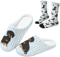 Jeiento Womens Fuzzy Slipper and Socks Winter Warm Gifts for Mom,Wam Cozy Indoor Socks Comfort Home Shoes by Jeiento