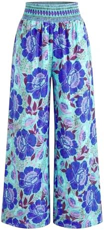 BTFBM Floral Summer Wide Leg Pants Woman 2026 by BTFBM
