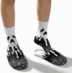 Christmas Slippers for Women Washable House Shoes with Cute Socks - Image 2
