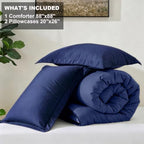 Homelike Moment Queen Comforter Set 3 Piece, Lightweight Soft Bed Sets - Image 6