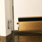 Light Blocking Automatic Drop Down Seal Strip for Door Bottom, Energy Saving Weather Stripping, Hotel, Apartment Door Draft Stopper by Unknown
