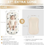 Baby Lounger, Extra Large Infant Support Cushion for 0-24 Months - Image 3