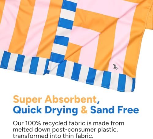 Dock & Bay Quick Dry Beach Towel - Mellow Yellow - Extra Large - Image 3