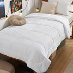 Bedsure Twin Comforter Duvet Insert - Bed Comforter Quilted, White by BEDSURE