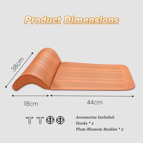 Car Seat Extender Cushion for Volvo XC60 2010-2025, C-Shape Curve Leg Support Pad, Long Travel Relieve Leg Fatigue,Black - Image 2