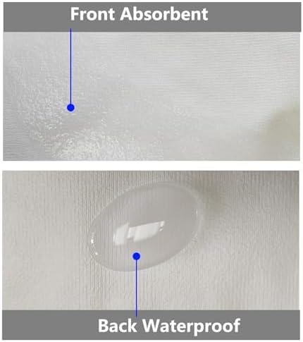 Waterproof Pillow Protectors Standard 20x38 Inches 10 Pack with Zipper Fully Sealed Dust Moisture Sweat Proof Pillow Case Cover Protector Soft White (10 Pack, King 20x38) - Image 3