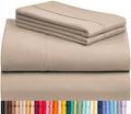 Cal King Size Sheets Set, Cooling & Soft Deep Pocket Bed Sheets, 4PC by LuxClub