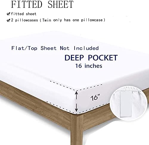 Erosebridal Forest Camping Theme Full Size Bedding Set, Camping Lover Gifts Fitted Sheet for Kids Girls Boys, Outdoor RV Camper Bed Sheets Set, Rustic Mountain Cabin Room Decor - Image 7