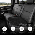 Wedge Car Seat Cushion Heightening Pad (Black) - Image 3