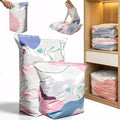 No Pump Large Capacity Vacuum Storage 3d Compression Bags 3-Sec Fast,Thickened Pump Free Stereoscopic No-Pump Compression Bag for Clothes,Travel,Beddings (M+L) by Unknown