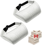 Universal Memory Foam Car Headrest Neck Pillow (White,2) by Unknown
