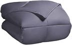 SUPERIOR All Season Down Alternative Comforter, Full/Queen, Silver - Image 4