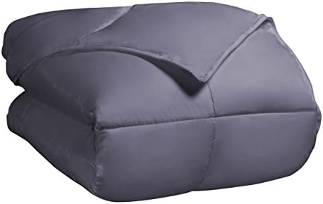 SUPERIOR All Season Down Alternative Comforter, Full/Queen, Silver - Image 4