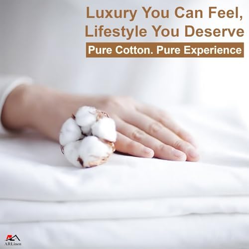 ARlinen RV Bunk Sheet Set, 34x75, 4 Piece Egyptian Cotton, White - Image 3
