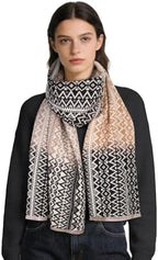 EXTREE Scarfs for Women Pashmina Silky Shawl Wrap for Evening Dressing Blanket Open Front Poncho Cape - Image 2