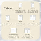 Twin XL Sheets Set, Cooling & Soft Deep Pocket Bed Sheets, 3PC - Image 4