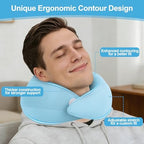 Neck Pillow Airplane,Plane Pillow for Long Flight,Travel Pillow Blue - Image 3
