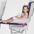 Portable Airplane Footrest Hammock, Polyester Leg Sling for Travel Sleep - Image 4