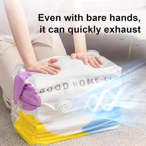 No Pump Vacuum Storage Bags,2026 New No Pump Large Vacuum Storage Compression Bags,Thick and Airtight Reusable Organizer Suitable for Clothes, Blankets, Bedding, Travel, and Closet Storage (3, Large) - Image 7