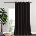 NICETOWN Blackout Curtains & Drapes - Privacy Thermal Efficiency Backdrop Curtains for Bedroom Room Divider Living Room Patio Sliding Glass Door, Wide 80 x Long 144 inch, Toffee Brown, 1 Panel by NICETOWN