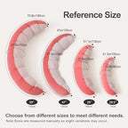 Peallow(Pat. Pend) – Long Round Body Pillow for Adults, Bolster Pillow for Sleeping, Soft and Supportive Pillow for Sleeping & Lumbar Support - Image 2
