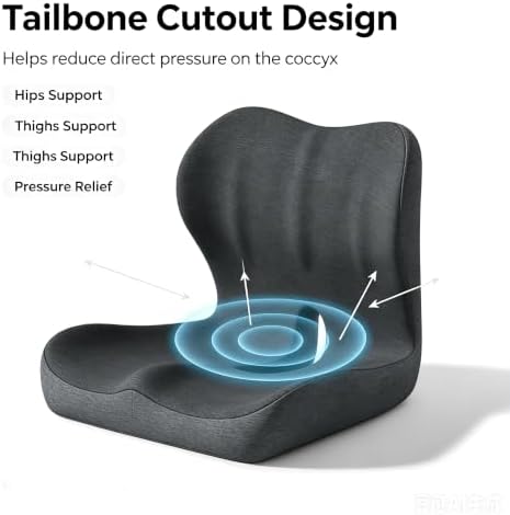 L-Shaped Memory Foam Orthopedic Cushion Seat Cushion Design Office Car - Image 4