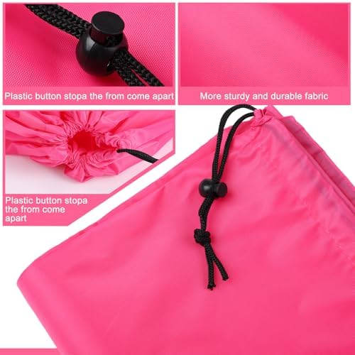Nuogo 20 Pcs Large Laundry Bags Bulk, 38 x 24 Inch, Pink, Blue - Image 3