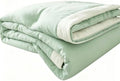 100% Cotton Summer Comforter,Ultra Soft Breathable Lightweight Quilt,Machine Washable for Hot Sleepers&Travel. (Green, XXXL(78''×91'')) by Unknown