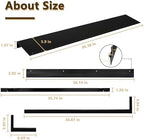 Security Door Seal Kit Aluminum Door Draft Stopper (Copper) Heavy Duty Weather Stripping Door Seal Durable Seal Strip Draft Stoppers for Bottom of Door Sweeps for Interior and Exterior Doors - Image 4