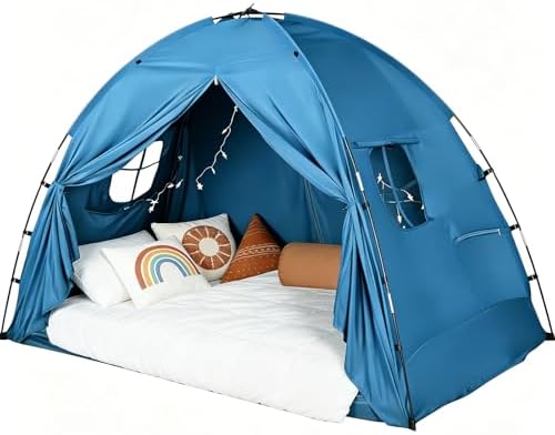 Bed Tent Twin and Full for Kids, Canopy Privacy Sleep Tent Indoor Bunk by Unknown
