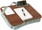 LAPGEAR Designer Lap Desk – Sage Hydrangea, Fits 15.6" Laptops by LapGear