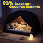 Twin Bed Tent for Kids and Adults, Indoor Blackout Sleeping Play Tents - Image 4